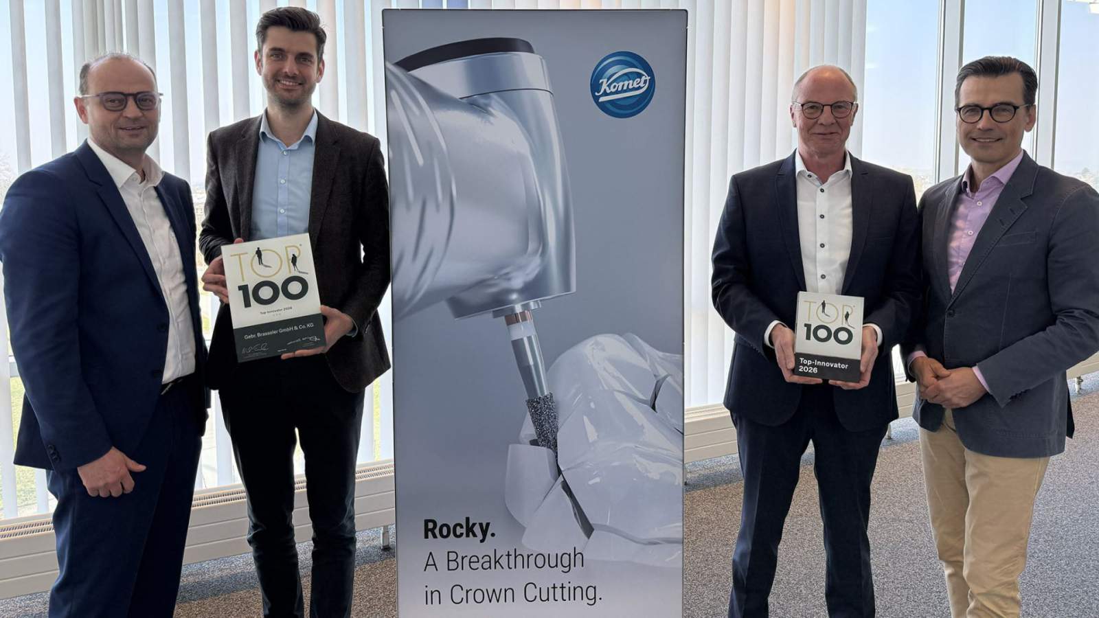 Brasseler erhält zum dritten Mal das TOP 100Innovations-Siegel 